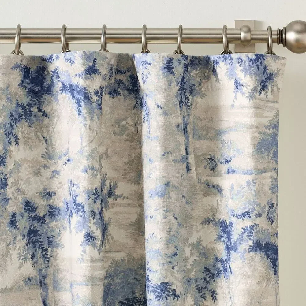 Pottery Barn Jardin Toile Blackout Curtain 50